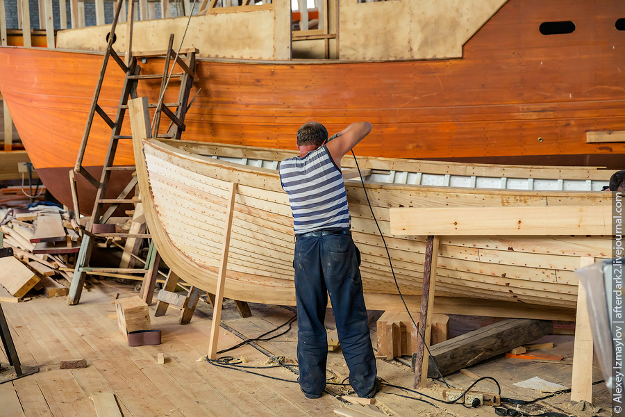 Строительство деревянной лодки